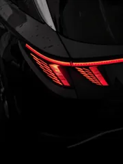 Car with red lights