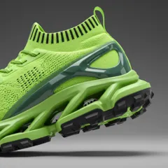 Green floating shoes